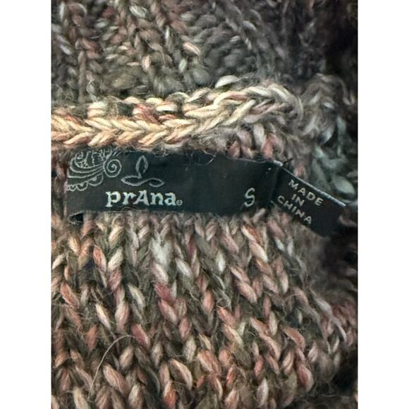 PrAna Women's Multi Autum Rein Turtleneck Tunic Sweater Size S Charcoal Multi - Picture 2 of 8